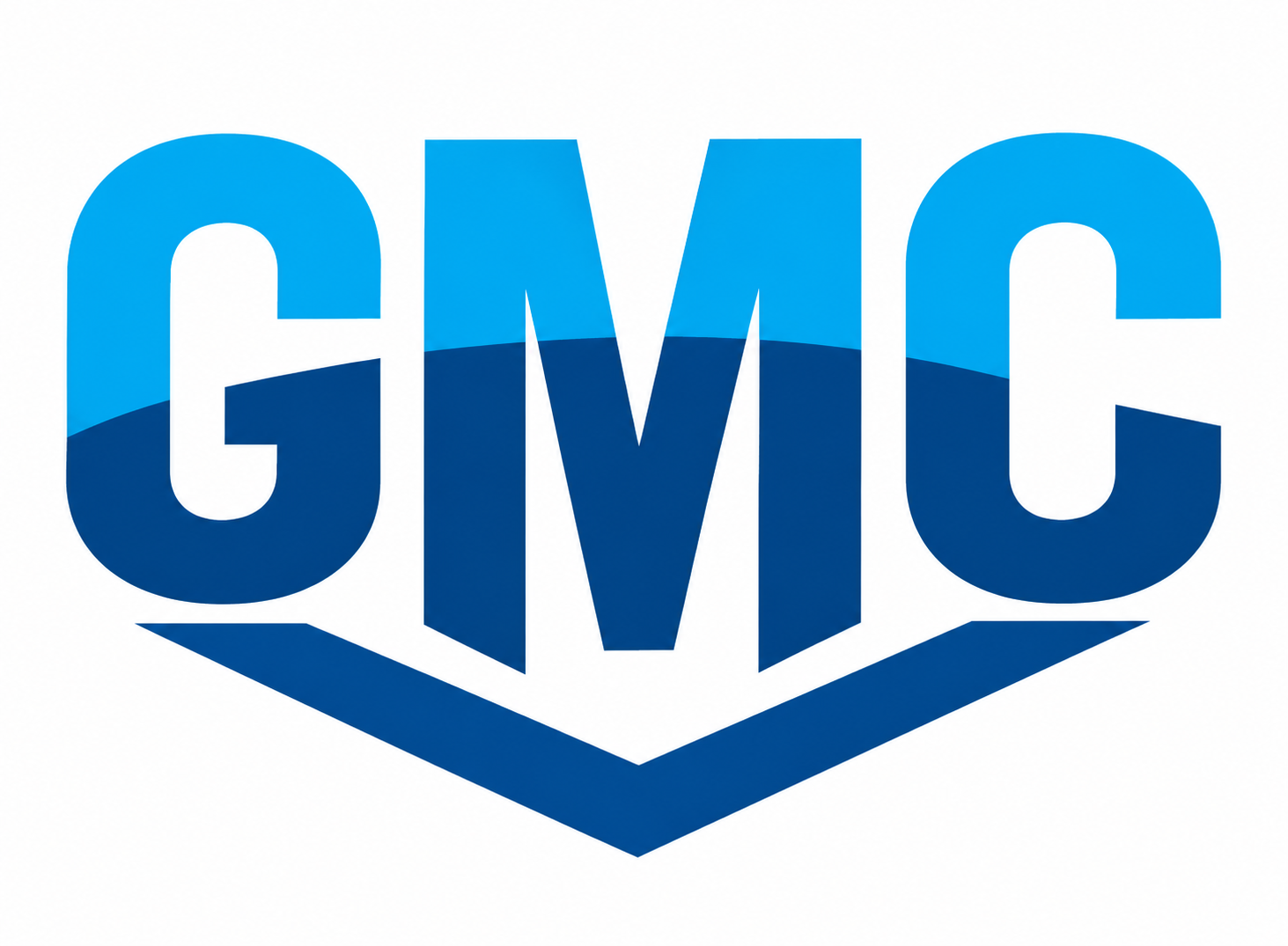 logo gmc biru dengan chevron navy 1